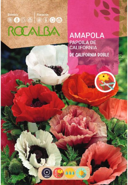 Semilllas Rocalba Amapola De California Doble