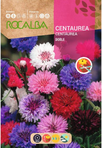 Semillas Rocalba Centaurea Doble